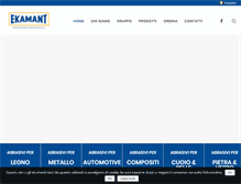 Tablet Screenshot of ekamant-abrasives.eu